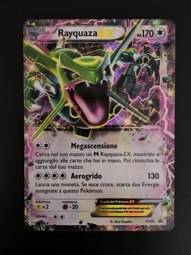 Carta pokémon rayquaza - pokémon,