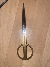 Forbice Forbici Manico Ottone Vintage Lunghe Studio Carta Ufficio 23 Cm Lunga