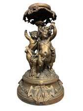 Alzatina in bronzo dorato con