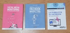 Lotto 3 Libri Marketing - Facebook Ads, Social Media Monitoring - Hoepli