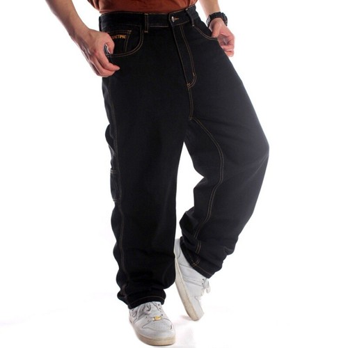 Jeans uomo baggy gamba - , dritta