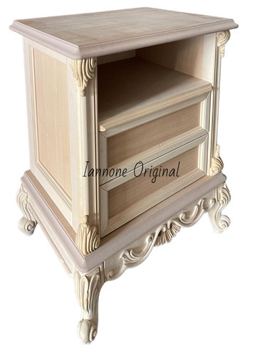 Comodino barocco grezzo o - ,