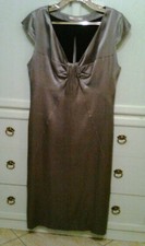 Abito - Tubino estivo, grigio. Taglia 44 Italia, 40 Francia. Made in Italy