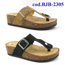 SCARPE DONNA INFRADITO SANDALI CIABATTE ZOCCOLI PLATEAU Plantare ZEPPA ALTA 5cm