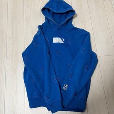 Felpa con cappuccio KITH Dodgers Box logo blu ispirata a Otani stile MLB autentica