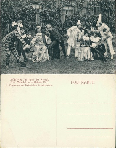 Cartolina meißen manifattura - meißen,