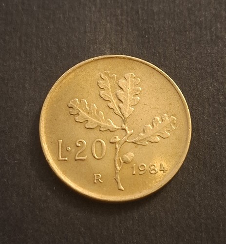 Moneta lire ramo di - 20,