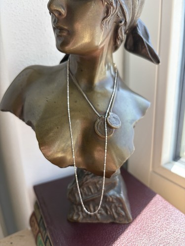 Collana fine oro - bianco, 750