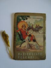 Antico calendarietto da barbiere (PASSEGGIATE CELEBRI) 1935