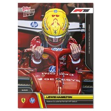 FORMULA 1 F1 TOPPS NOW 2025 Card #012 LEWIS HAMILTON FERRARI DEBUT PREORDER