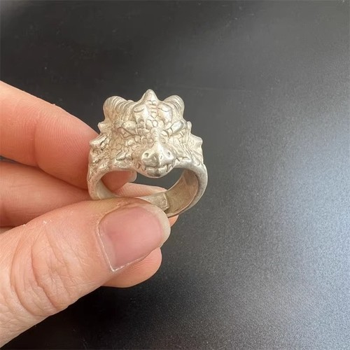 Anello uomo argento tibetano - anello,
