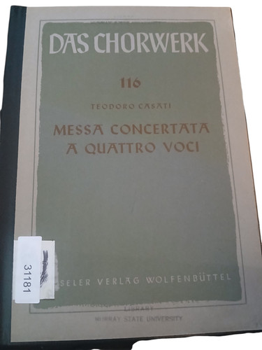 Messa concertata quattro - concertata, a