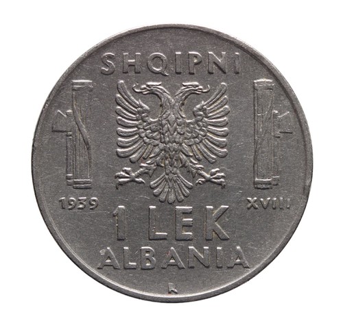 Regno italia 1 lek - d'italia,