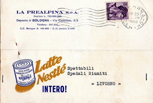 Pubblicita latte nestle - latte,