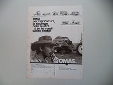 advertising Pubblicità 1984 OMAS - PONTEVICO BRESCIA