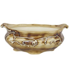 Ciotola Fruttiera da Portata Ceramica per Insalata Vaso Fiori IN