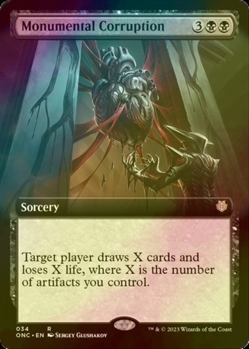 Mtg corruzione monumentale - mtg,