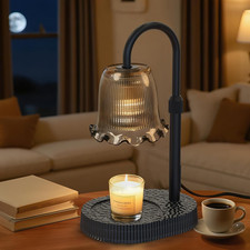 Lampada Scalda Candela Con Altezza Regolabile, Senza Fiamma, Dimmerabile a 4 Liv