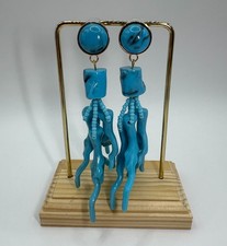 Orecchini corallo azzurro -