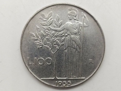 Italia 100 lire 1955 1989 - lire,, da