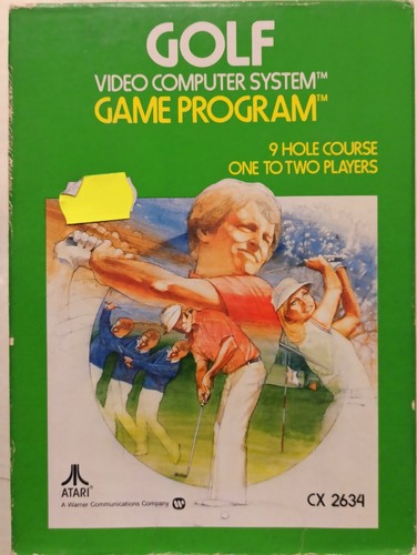 Golf videogame cartridge - videogame,