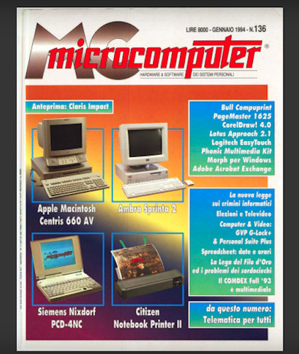 Rivista microcomputer lotto - rivista, mc
