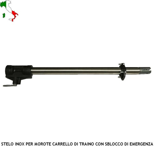 Stelo motore acciaio cancello - stelo,