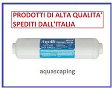 Filtro carbone in linea 2x10"