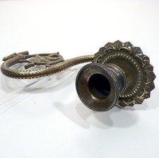 Lume portacandela in ottone da