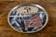 Vassoio LE ACCIUGHE BALISTRERI metallo alluminio Souvenir Gadget Pubblicitario