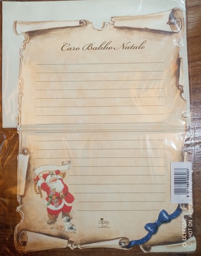 Letterina babbo natale in - letterina,
