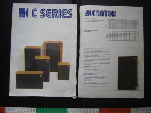 Caracteristiques kef series - caracteristiques, c