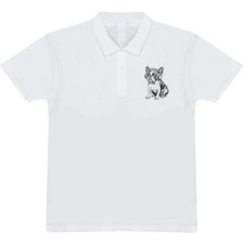 'Bulldog francese seduto con