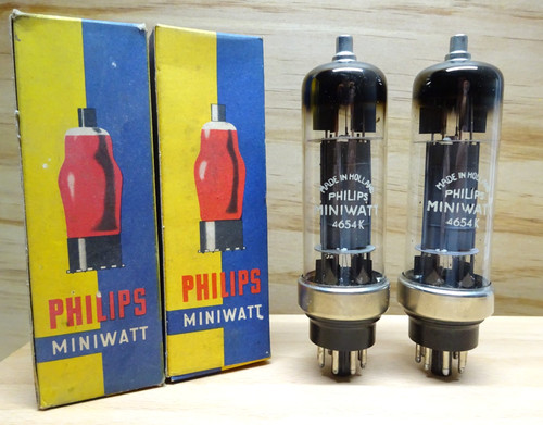 Coppia philips miniwatt 4654k - coppia:,
