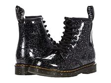 DR.MARTENS - ANFIBIO  JUNIOR IN MATERIALE GLITTERATO 1460 BLACK