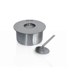 Bruciatore tondo per camino a