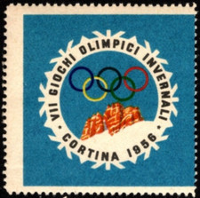 Francobollo Poster Italia 1956