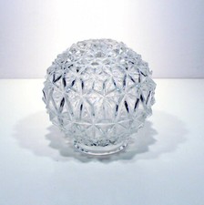 Coppa campana sfera in vetro ricambio lampadario deco' anni '30 vintage v264