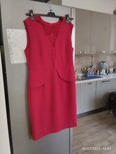 abito elegante donna in ottime condizioni tg 46/48 rosso marca Enny 