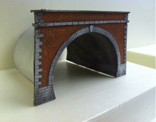portale tunnel ferroviario h0