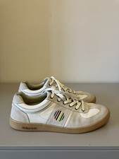 Paul Smith Ps Roberto  Scarpe Sneaker Uomo bianche pelle N.44. Usate Pochissimo