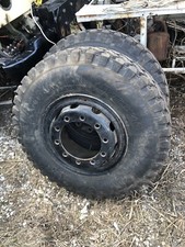 2 Pneumatici Gomme 11.00 R20 chiodati BARUM NR55 per Camion con cerchi 11