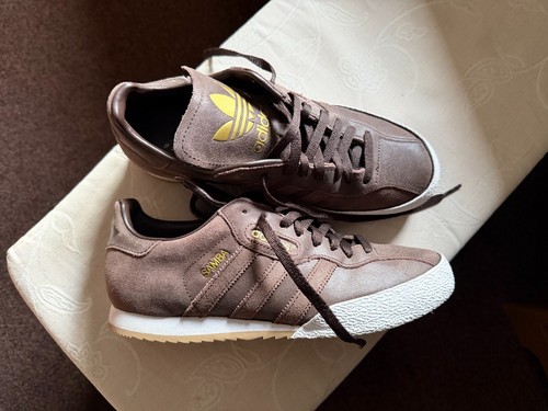 Adidas samba pelle marrone - pelle,