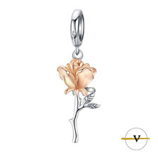 CHARM DONNA ROSA ARGENTO 925
