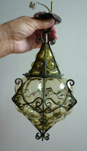 Lampada sospensione vintage - a,