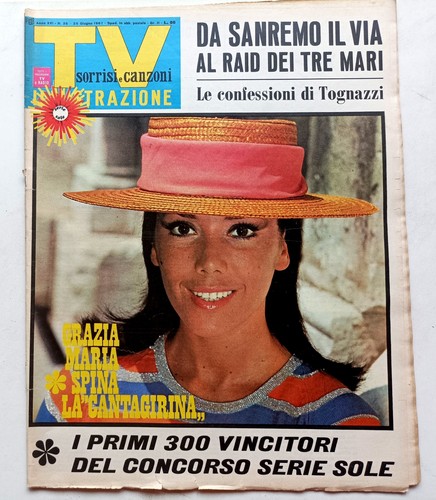 Rivista sorrisi canzoni - tv,