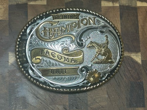 Fibbia cintura rodeo trofeo