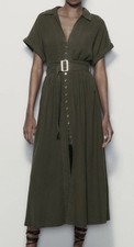 ZARA Vestito Camicia Midi