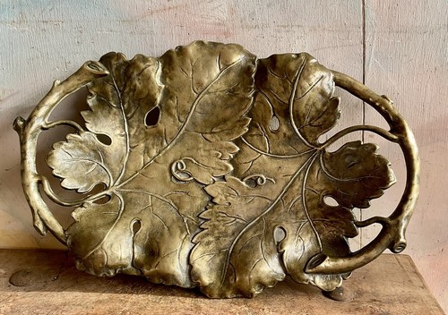 Elegante vassoio ottone - vassoio,