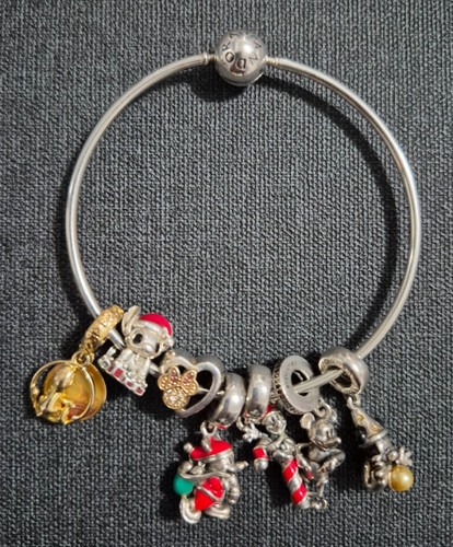 Bracciale pandora con lotto - pandora, 7